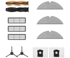 Siurblys - Dreame D20 Plus TroboWave DuoBrush, 3 Filtrai, 3 Šluostės
