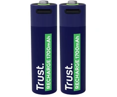 Baterija - Trust 25584 Įkraunama AA 1700 mAh 800 Ciklų