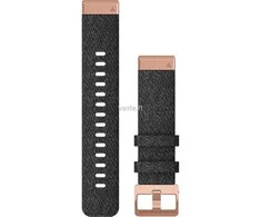 Išmaniojo laikrodžio Garmin Fenix 6S greitai atsegamas, nailoninis dirželis, Pilkos spalvos, 20mm