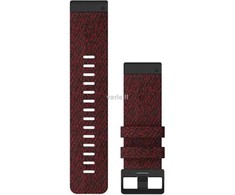 Išmaniojo laikrodžio Garmin greitai atsegamas, nailoninis dirželis, Raudonos/juodos spalvos, 26mm