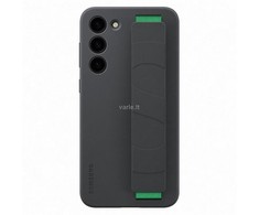 Dėklas GS916TBE Silicone Grip Cover Samsung Galaxy S23 Plus, Juodas