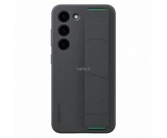 Dėklas Samsung Galaxy S23 Silicone Grip Cover Juodas