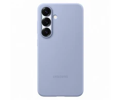 Samsung Galaxy S25 silikoninis dėklas su šviesa Mėlyna