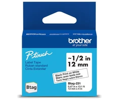 Brother BTAG-231 | Juodas on Baltas | Btag