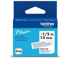 Brother BTAG-233 | Mėlyna on Baltas | Btag