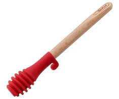 Medaus šaukštas Tefal Ingenio Wood, 17,5 cm, raudonas