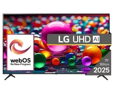 Televizorius LG TV | 75UA75006LA | 75 | Smart TV | webOS 25 | 4K UHD