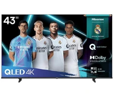 Televizorius Hisense UHD QLED Smart TV | 43E7Q | 43" | Smart TV | VIDAA OS | UHD | Juodas