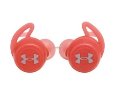 Tikros belaidės ausinės JBL Under Armour Streak, Raudonos spalvos