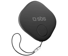 SBS Track My Circle Atsparus vandeniui IP65 Locator Compatible with Apple Find My – juodos spalvos