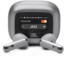 JBL Live Flex 3 TWS ausinės, Sidabrinės
