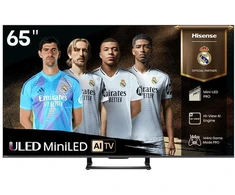 Televizorius Hisense Mini LED TV | 65U7Q | 65 | Smart TV | VIDAA Smart OS | UHD | Juodas