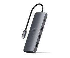 USB šakotuvas / SSD ek. Satechi USB-C 4K HDMI/2xUSB-A/1xUSB-C Kosminė pilka