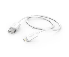 Hama USB-A - Lightning, 1,0m balta