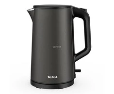 TEFAL | Virdulys | KI583E10 | Elektrinis | 2000 W | 1,7 l | Nerūdijantis plienas | 360° sukamasis pagrindas | Juodas