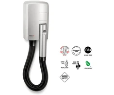 Plaukų džiovintuvas VALERA HOTELLO 1200W SREBRNA (BEZ GNIAZDA NA GOLARKĘ)