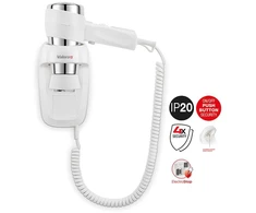 Wall-mounted plaukų džiovintuvas Valera Action PROTECT 1600 (baltas)