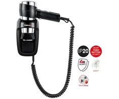 Wall-mounted plaukų džiovintuvas Valera Action PROTECT 1600 (juodas)