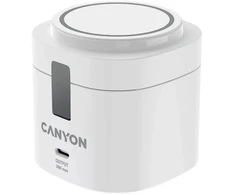 Canyon 4 in 1 Wireless Charging Stand, 30W max, Size: 70x70x70.3mm, weight: 414g, with 65W charger and 1M cable, baltas