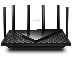 TP-Link AXE5400 trijų dažnių gigabito „Wi-Fi“ 6E maršrutizatorius | Archer AXE75 | 802.11ax | 10/100/1000 Mbit/s | Ethernet LAN (RJ-45) jungtys 4 | Tinklo palaikymas: Taip | MU-MiMO: Ne | Mobilusis plačiajuostis ryšys: Ne | Antenos tipas: Išorinė | 1