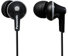 Įstatomos į ausis Ausinės Panasonic  RP-HJE125E-K, Juodos