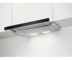 Ištraukiamas gartraukis Electrolux LFP326AB su juodo stiklo priekine panele