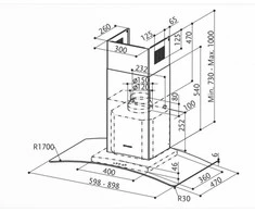 Gartraukis Retoo Faber HOOD RAY SRM LED X/V NS A60
