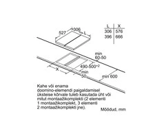 Siemens BOSCH HEZ394301 Montavimo rėmelis