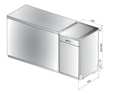 Indaplovė Whirlpool WSFO 3O34 PF X