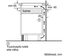Kaitlentė Bosch PXV831HC1E Serie 6 induktiotaso, 80 cm
