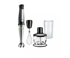 BRAUN Rankinis maišytuvas MQ 7035 X, 1000W, 0.6L, ActiveBlade, SmartSpeed, Inox/Juodas