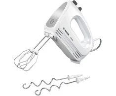 Plakiklis Bosch MFQ24200 Rankinis maišytuvas, CleverMixx, 400 W, Baltas, šiaušto nerūdijančio plieno