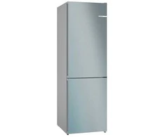 Šaldytuvas Bosch KGN362LDF 4 serija, Nerūdijančio plieno efektas