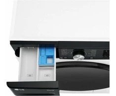 LG | Skalbimo mašina with Dryer | F4DR711S2H | Energy efficiency class A | Front loading | Skalbimo talpa 11 kg | 1400 RPM | Gylis 56.5 cm | Plotis 60 cm | Ekranas | LED | Drying system | Drying capacity 6kg | Steam function | Direct drive | Wi-Fi | Baltas