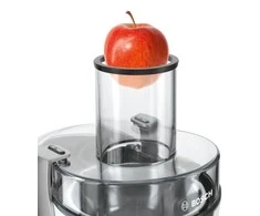 Sulčiaspaudė Juicer | Bosch | MES25A0 | Type Centrifugal juicer | Juodas/Baltas | 700 W | Extra large fruit input | Greičių skaičius 2