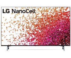 LG išmanusis nanocelės televizorius 43NANO753PR 43 colių (108 cm) įstrižainės, išmanusis televizorius, „WebOS“ išmanusis televizorius, 4K HDR, 3840 x 2160, „Wi-Fi“, DVB-T2/C/S2, Juodas