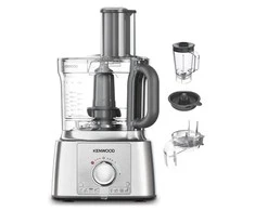 Virtuvinis kombainas Virtuvės kombainas KENWOOD FDP65.820SI MultiPro Express, 1000 W, 2 greičiai + impulsas, Nerūdijantis plienas peilio ašmenys, Inox spalva