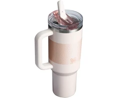 Gertuvė Stanley The Quencher H2.0 ProTour | 1,18 L | Rožinio kvarco spalvos | Su šiaudeliu