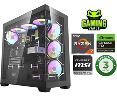 Stacionarus kompiuteris Stacionarus žaidimų kompiuteris Varlė Gaming PC | AMD Ryzen 7 7800x3d + RTX 5070 Ti 16GB | 32GB DDR5 | 1TB NVMe SSD