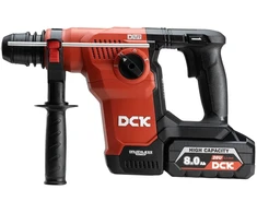 Akumuliatorinis bešepetėlinis perforatorius SDS+, 3,6J, 20V, KRH20V-28R2K, DCK (2x8,0Ah akumuliatorius, įkroviklis)