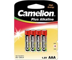 Elementai alkaline, LR03-BP4, AAA, CAMELION, 4 vnt.