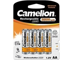 Įkraunami elementai, NH-AA2500BP4, CAMELION, 4 vnt.