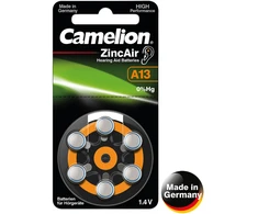 Elementai, A13/DA13/ZL13, 1,4V, CAMELION, 6 vnt.
