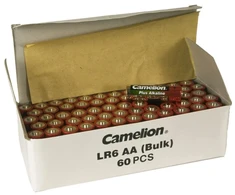 Elementai Alkaline, AA, LR06, CAMELION, 60 vnt.