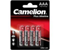 Elementai alkaline, LR03-BP4, AAA, CAMELION, 4 vnt.