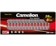 Elementai alkaline, LR06 B28+8, AA, 1.5V, CAMELION, 36 vnt.