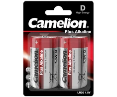 Elementai Alkaline, LR20-BP2, D, CAMELION, 2 vnt.
