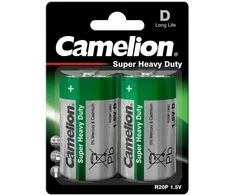Elementai, anglies cinko, D, R20, B2, CAMELION, 2 vnt.