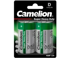 Elementai, anglies cinko, D, R20, B2, CAMELION, 2 vnt.