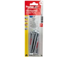Fischer DuoXpand kaištis su varžtu 10x80 FUS, 4 vnt.